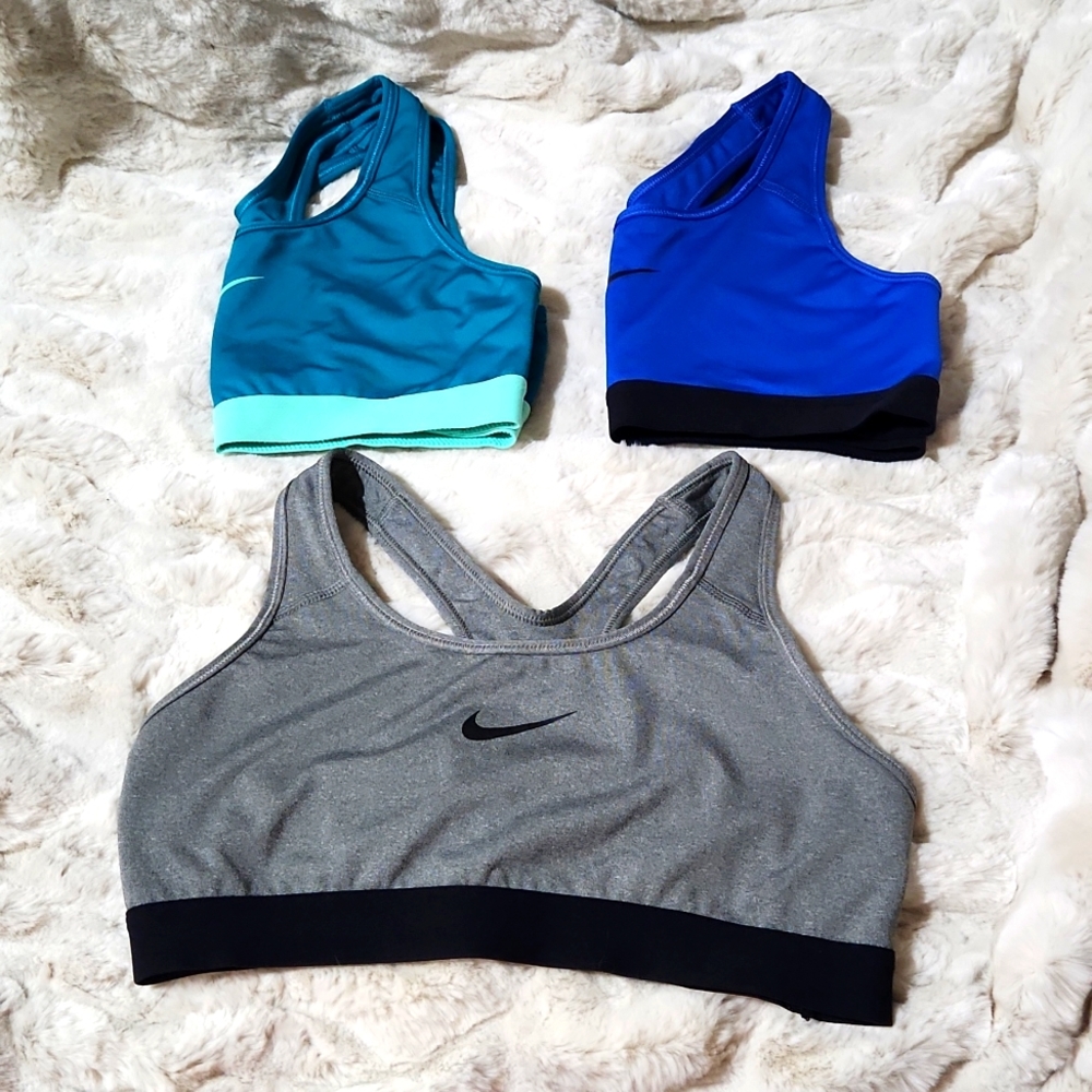 Nike swoosh sports bra